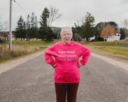 Doris Marquardt, Palmer Rapids, age 85. Doris is an active member of the local senior community in “downtown” Palmer Rapids.