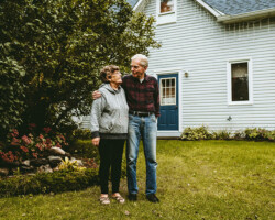 Ferne and Roger McElhinney, Killaloe. Ages: Ferne 77, Roger 79. Ferne and Roger, at Roger’s family homestead.