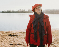 Liz Beasley, Barrys Bay, age 74. Liz is a proud Red Hatter from Barry’s Bay. “Beneath every great hat is a great woman.” —?Red Hat Society.