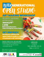 Intergenerational Open Studio January Poster