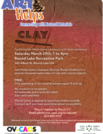 Art Helps Poster for Clay Workshop