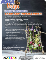 Art Helps Land Art Poster