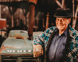 Willie and the Deutz, 2024 photograph by Maureen MacMillan